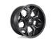 Fuel Wheels Avenger Matte Black Double Dark Tint 5-Lug Wheel; 20x9; 20mm Offset (09-18 RAM 1500)