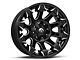 Fuel Wheels Battle Axe Gloss Black Milled 5-Lug Wheel; 22x12; -44mm Offset (09-18 RAM 1500)