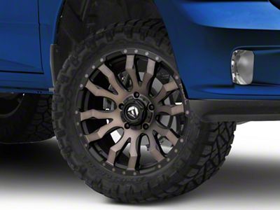 Fuel Wheels Blitz Matte Black Double Dark Tint 5-Lug Wheel; 20x10; -18mm Offset (09-18 RAM 1500)