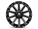 Fuel Wheels Contra Gloss Black Milled 5-Lug Wheel; 20x9; 20mm Offset (09-18 RAM 1500)