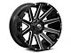 Fuel Wheels Contra Gloss Black Milled 5-Lug Wheel; 22x10; -18mm Offset (09-18 RAM 1500)