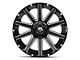 Fuel Wheels Contra Gloss Black Milled 5-Lug Wheel; 24x12; -44mm Offset (09-18 RAM 1500)