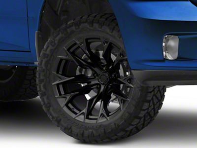 Fuel Wheels Flame Blackout 5-Lug Wheel; 20x10; -18mm Offset (09-18 RAM 1500)