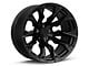 Fuel Wheels Flame Blackout 5-Lug Wheel; 20x10; -18mm Offset (09-18 RAM 1500)