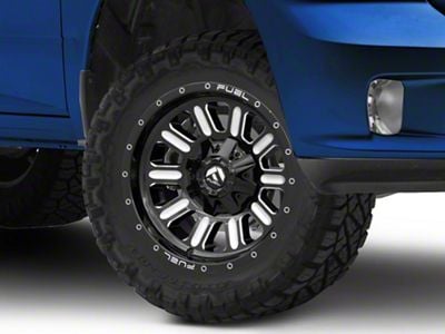 Fuel Wheels Hardline Gloss Black Milled 5-Lug Wheel; 18x9; 20mm Offset (09-18 RAM 1500)