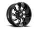 Fuel Wheels Lockdown Gloss Black Milled 5-Lug Wheel; 20x10; -18mm Offset (09-18 RAM 1500)