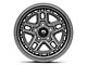 Fuel Wheels Nitro Matte Gunmetal 5-Lug Wheel; 17x9; -12mm Offset (09-18 RAM 1500)