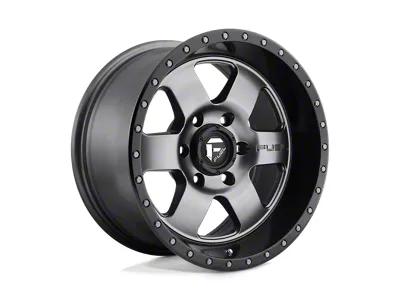 Fuel Wheels Podium Matte Gunmetal with Black Bead Ring 5-Lug Wheel; 20x9; 20mm Offset (09-18 RAM 1500)