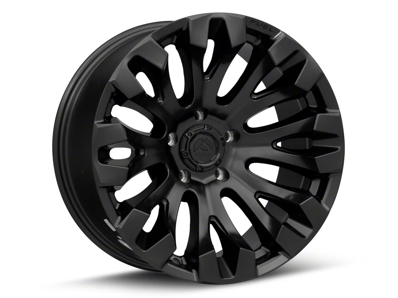 Fuel Wheels Quake Blackout 5-Lug Wheel; 20x10; -18mm Offset (09-18 RAM 1500)