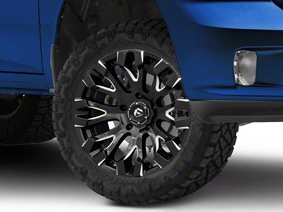 Fuel Wheels Quake Gloss Black Milled 5-Lug Wheel; 20x10; -18mm Offset (09-18 RAM 1500)