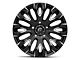 Fuel Wheels Quake Gloss Black Milled 5-Lug Wheel; 20x9; 1mm Offset (09-18 RAM 1500)