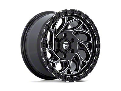 Fuel Wheels Runner OR Gloss Black Milled 5-Lug Wheel; 20x9; 1mm Offset (09-18 RAM 1500)