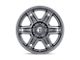 Fuel Wheels Slayer Matte Gunmetal 5-Lug Wheel; 17x9; -38mm Offset (09-18 RAM 1500)
