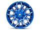 Fuel Wheels Twitch Anodized Blue Milled 5-Lug Wheel; 22x10; -18mm Offset (09-18 RAM 1500)