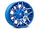 Fuel Wheels Twitch Anodized Blue Milled 5-Lug Wheel; 22x10; -18mm Offset (09-18 RAM 1500)