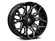 Fuel Wheels Twitch Glossy Black Milled 5-Lug Wheel; 20x9; 1mm Offset (09-18 RAM 1500)