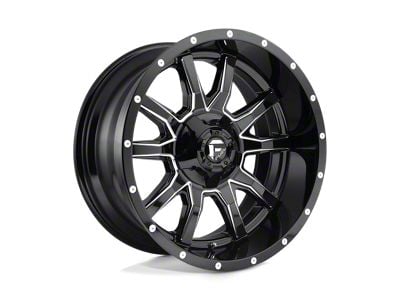 Fuel Wheels Vandal Gloss Black Milled 5-Lug Wheel; 20x10; -18mm Offset (09-18 RAM 1500)