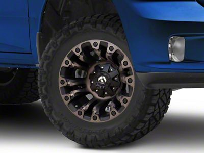 Fuel Wheels Vapor Matte Black Double Dark Tint 5-Lug Wheel; 17x10; -18mm Offset (09-18 RAM 1500)