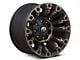 Fuel Wheels Vapor Matte Black Double Dark Tint 5-Lug Wheel; 17x10; -18mm Offset (09-18 RAM 1500)