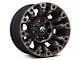 Fuel Wheels Vapor Matte Black Double Dark Tint 5-Lug Wheel; 17x10; -18mm Offset (09-18 RAM 1500)