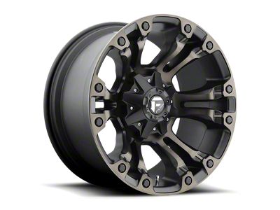 Fuel Wheels Vapor Matte Black Double Dark Tint 5-Lug Wheel; 18x9; -12mm Offset (09-18 RAM 1500)