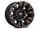 Fuel Wheels Vapor Matte Black Double Dark Tint 5-Lug Wheel; 18x9; 20mm Offset (09-18 RAM 1500)