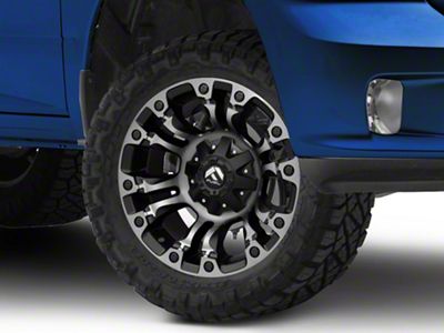 Fuel Wheels Vapor Matte Black Gray Tint 5-Lug Wheel; 20x9; 20mm Offset (09-18 RAM 1500)