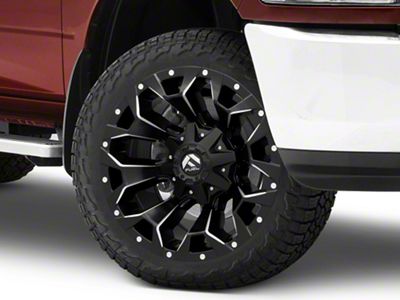 Fuel Wheels Assault Matte Black Milled 8-Lug Wheel; 22x12; -44mm Offset (10-18 RAM 2500)