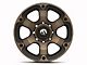 Fuel Wheels Beast Matte Black Double Dark Tint 8-Lug Wheel; 17x9; 1mm Offset (10-18 RAM 2500)