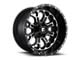 Fuel Wheels Crush Gloss Machined Double Dark Tint 8-Lug Wheel; 18x9; 20mm Offset (10-18 RAM 2500)