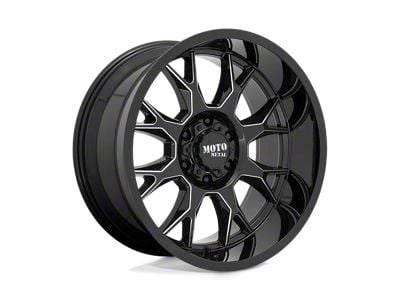 Fuel Wheels FF09D Matte Black Milled 8-Lug Wheel; 24x12; -50mm Offset (10-18 RAM 2500)