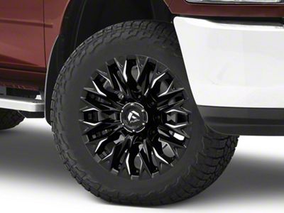 Fuel Wheels Flame Gloss Black Milled 8-Lug Wheel; 20x9; 1mm Offset (10-18 RAM 2500)