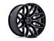 Fuel Wheels Flux Gloss Black Brushed Face with Gray Tint 8-Lug Wheel; 20x10; -18mm Offset (10-18 RAM 2500)