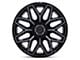 Fuel Wheels Flux Gloss Black Brushed Face with Gray Tint 8-Lug Wheel; 20x10; -18mm Offset (10-18 RAM 2500)