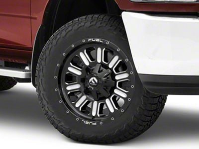 Fuel Wheels Hardline Gloss Black Milled 8-Lug Wheel; 20x9; 20mm Offset (10-18 RAM 2500)