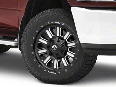 Fuel Wheels Hardline Gloss Black Milled 8-Lug Wheel; 20x10; -18mm Offset (10-18 RAM 2500)