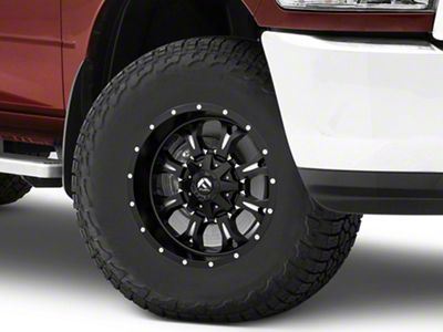 Fuel Wheels Krank Matte Black Milled 8-Lug Wheel; 17x9; -12mm Offset (10-18 RAM 2500)