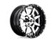 Fuel Wheels Maverick Chrome with Gloss Black Lip 8-Lug Wheel; 22x10; -13mm Offset (10-18 RAM 2500)