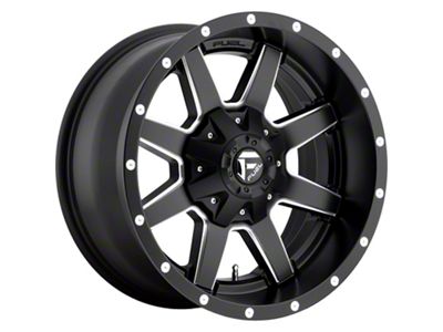 Fuel Wheels Maverick Matte Black Milled 8-Lug Wheel; 18x9; 1mm Offset (10-18 RAM 2500)