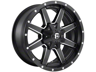 Fuel Wheels Maverick Matte Black Milled 8-Lug Wheel; 20x9; 1mm Offset (10-18 RAM 2500)