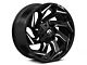 Fuel Wheels Reaction Gloss Black Milled 8-Lug Wheel; 18x9; -12mm Offset (10-18 RAM 2500)