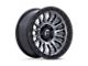 Fuel Wheels Rincon Matte Gunmetal with Matte Black Lip 8-Lug Wheel; 17x9; -12mm Offset (10-18 RAM 2500)