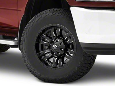 Fuel Wheels Sledge Gloss Black Milled 8-Lug Wheel; 18x9; 1mm Offset (10-18 RAM 2500)