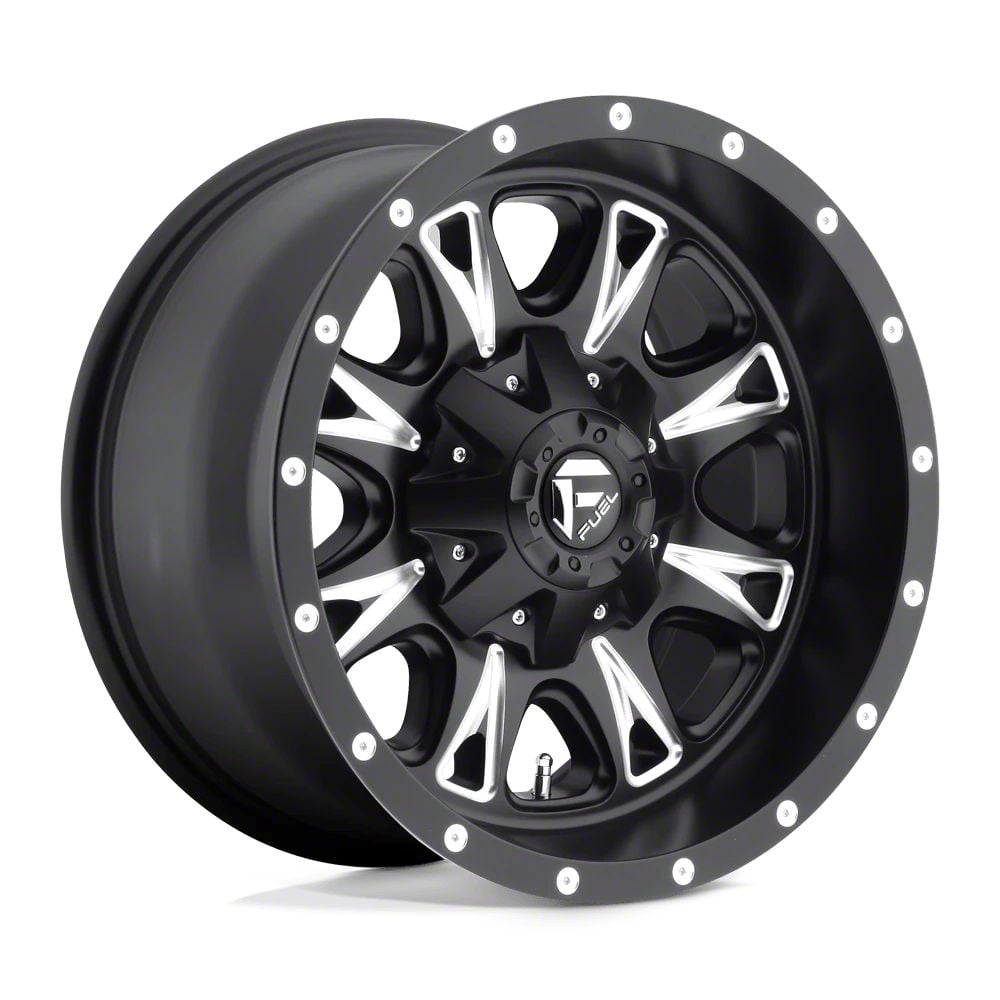 Fuel Wheels Ram 2500 Throttle Matte Black Milled 8 Lug Wheel 18x9 20mm Offset D51318908257 10 5544