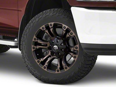 Fuel Wheels Vapor Matte Black Double Dark Tint 8-Lug Wheel; 20x10; -18mm Offset (10-18 RAM 2500)