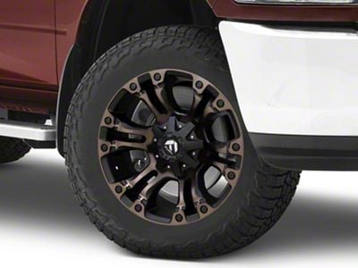 Fuel Wheels Vapor Matte Black Double Dark Tint 8-Lug Wheel; 20x9; 1mm Offset (10-18 RAM 2500)