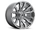 Fuel Wheels Blitz Platinum Brushed Gunmetal 8-Lug Wheel; 20x10; -18mm Offset (10-18 RAM 3500 SRW)