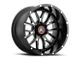 Fuel Wheels Clash Matte Black Double Dark Tint 8-Lug Wheel; 22x12; -44mm Offset (10-18 RAM 3500 SRW)