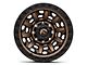 Fuel Wheels Covert Matte Bronze with Black Bead Ring 8-Lug Wheel; 18x9; -12mm Offset (10-18 RAM 3500 SRW)