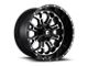 Fuel Wheels Crush Gloss Machined Double Dark Tint 8-Lug Wheel; 18x9; 20mm Offset (10-18 RAM 3500 SRW)